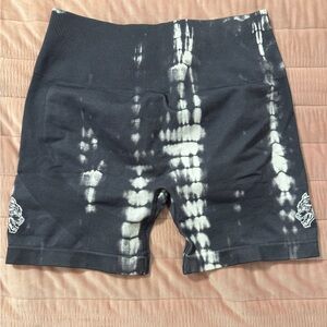 Darc Sport Black and White Athletic Shorts